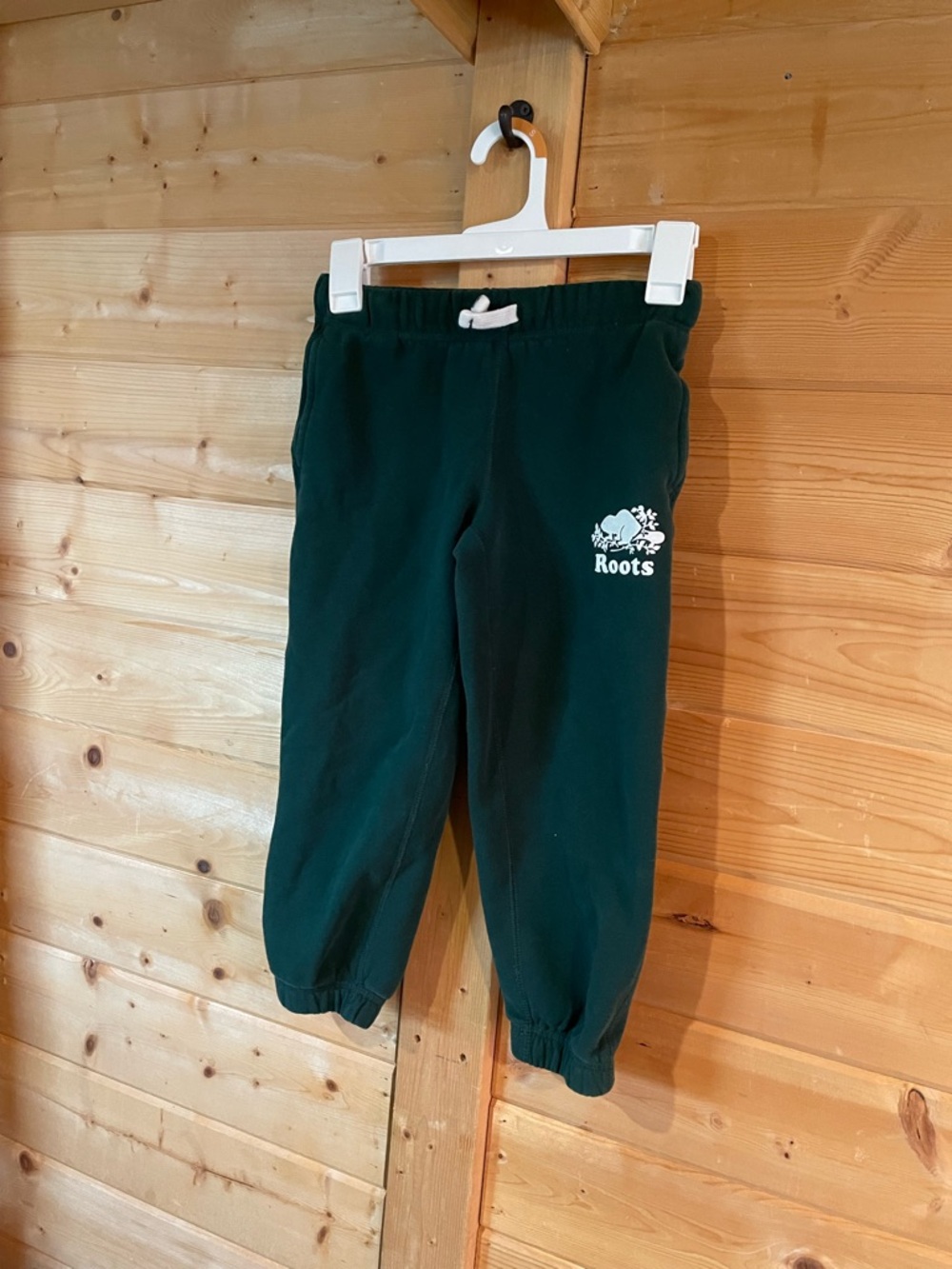 Roots Kids Dark Green Jogger Pants